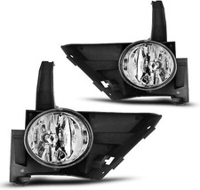 Fog Lights For 2005-2006 Honda CR-V Bumper Lamp Wiring Kit Switch Clear Len Pair