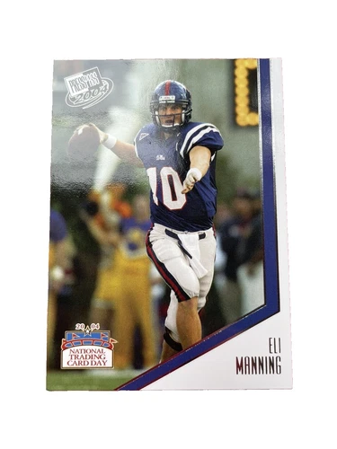 Eli Manning Football Press Pass Rookie Sports Trading Cards