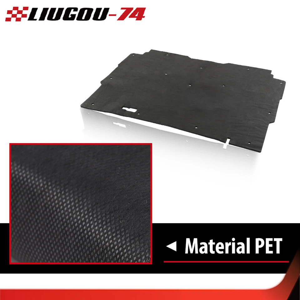 Almohadilla de aislamiento del capó de 1/2" con clips apta para camioneta y blazer Chevrolet S10 1982-1993 Foto 4 de 4