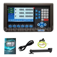 D80M 3-Axis/2-Axis Digital Readout+Color Screen for Magnetic Linear Scales
