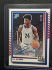 KJ Adams Auto/Autograph /99 2025-26 Panini Donruss Basketball