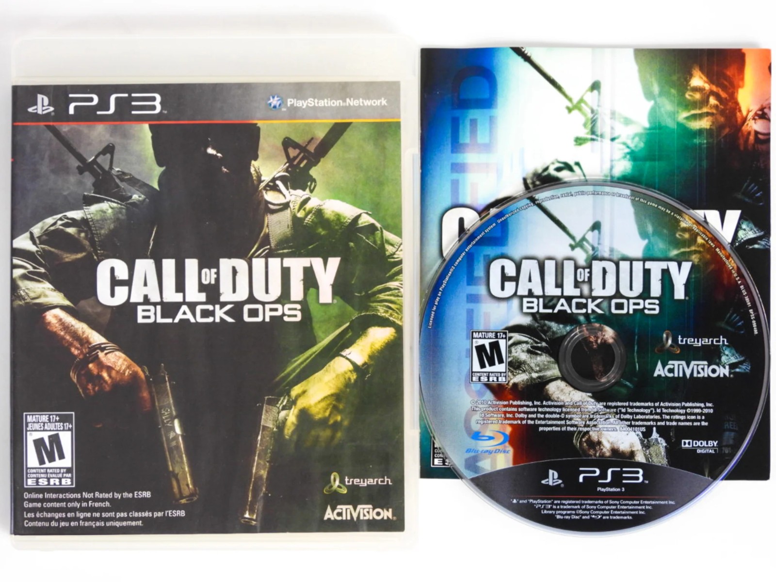 Call of Duty Black Ops PS3 CIB Complete in Box Tested Manual Included Zombies