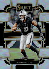 2023 Panini Select #60 Tyree Wilson Red and Blue Prizms Die Cuts