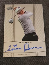 2011 Anna Rawson Leaf Golf Metal Autograph #BAAR1 Auto