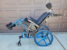 Ki Mobility Little Wave Arc Xp Folding Tilit In Space Recline Wheelchair 15"x16"