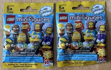 LEGO 71009 The Simpsons minifigures Series 2, New Unopened Blind Bag x 2