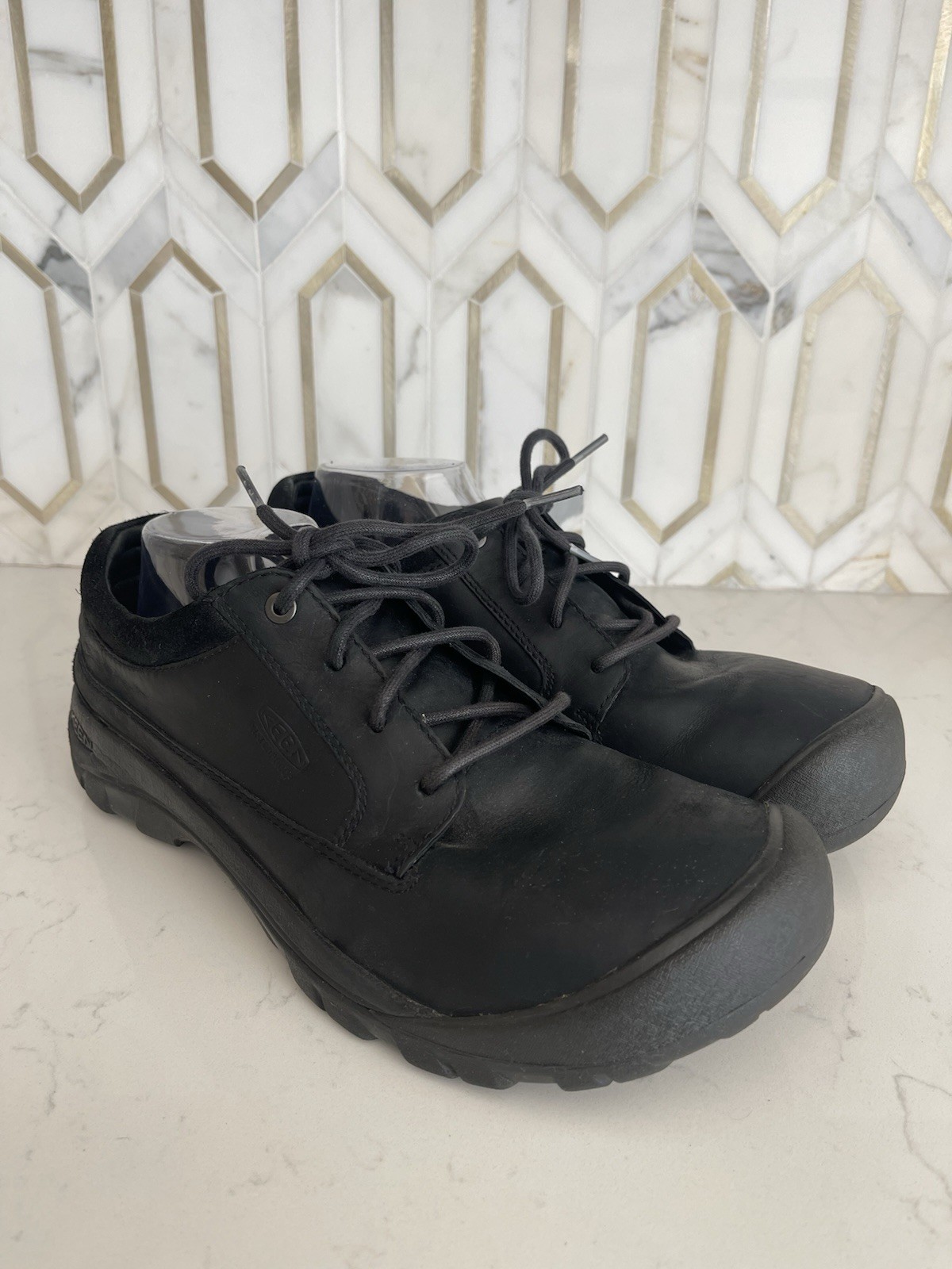 Scarpa KEEN 1019510 uomo Austin Casual WP nero corvo taglia 11 5 US