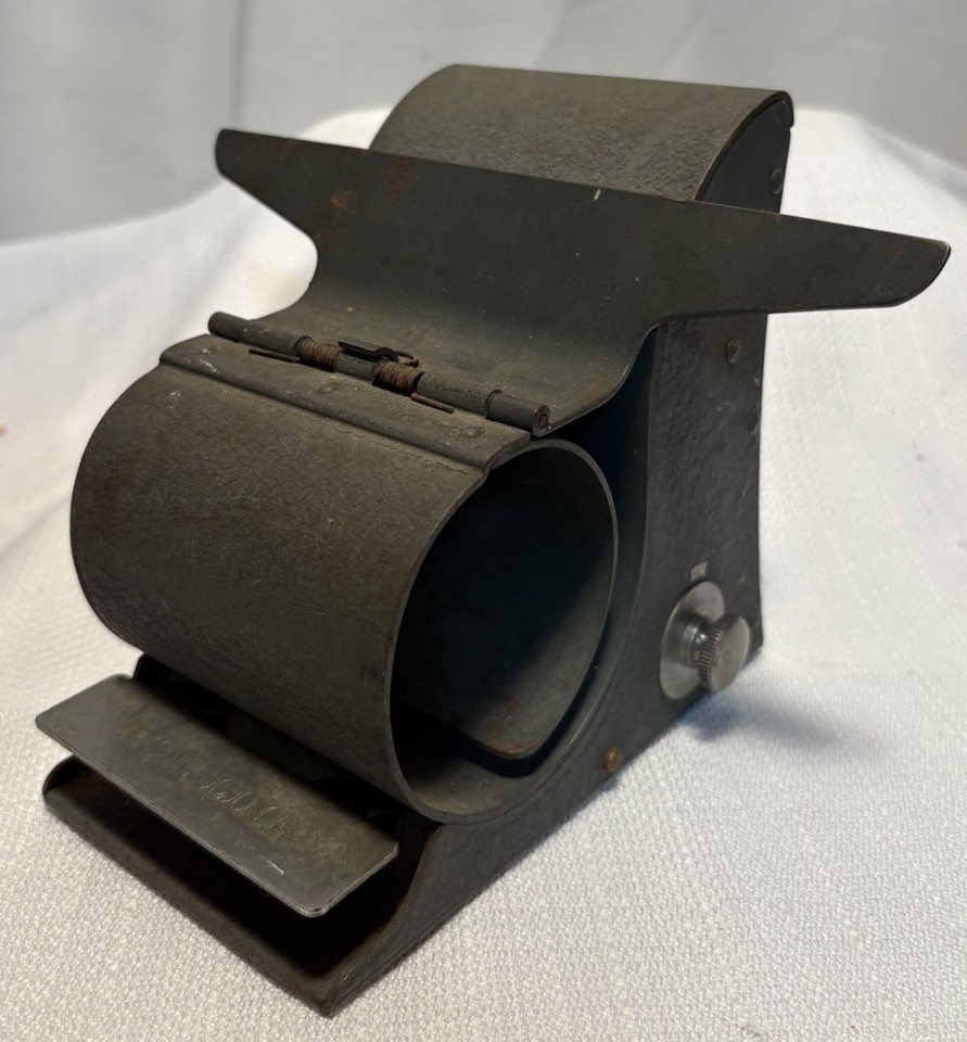 A genuine vintage USA-made metal paper/copy holder built for mid-century typists — functional, industrial-chic, and instantly recognizable as a piece of real office history.