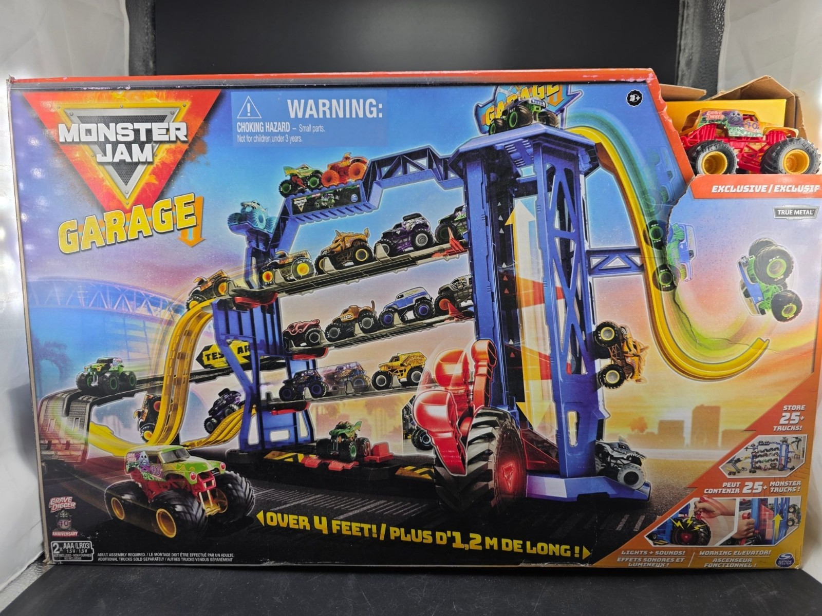 With Exclusive Grave Digger Truck Lights Sounds
