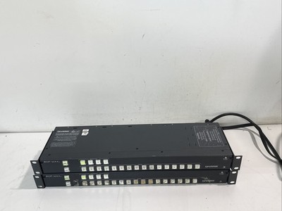 Harris RCP-16X4P Rackmount Remote 16x4 Programmable Crosspoint Pushbutton Panel