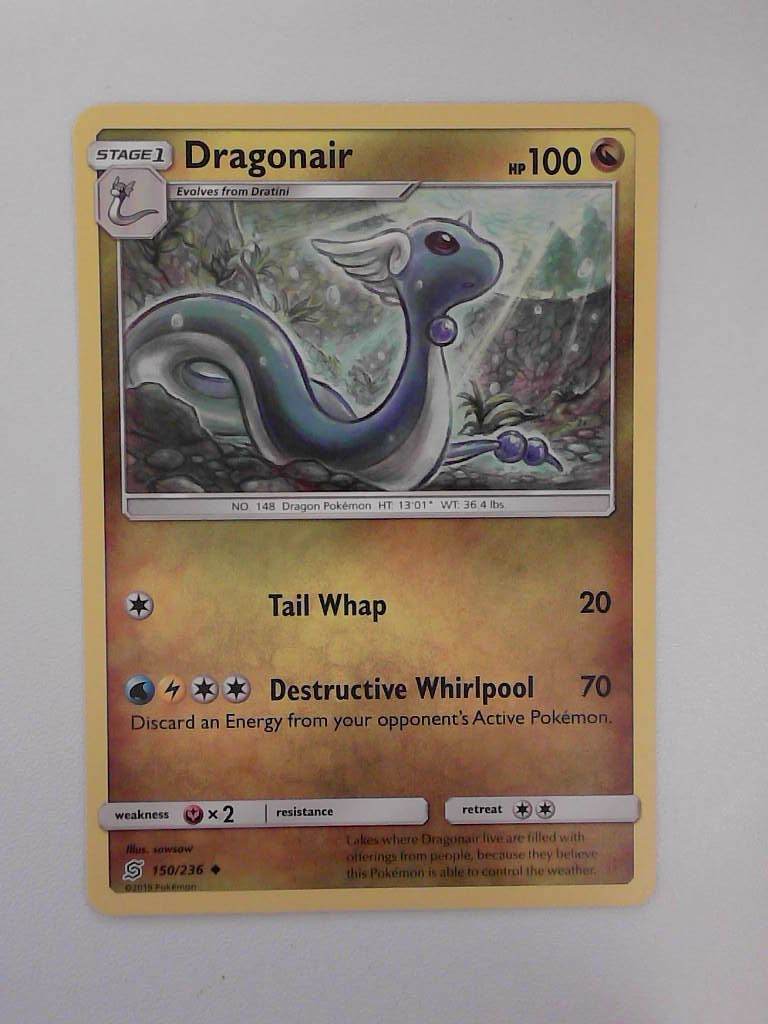 Dragonair 150/236 Uncommon Unified Minds Pokemon Near Mint