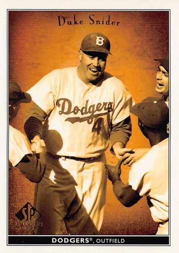 2002 SP Legendary Cuts Duke Snider #20 card