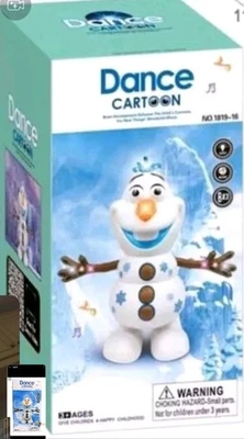 DISNEY Olaf Singing Dancing Toy Frozen Snowman Musical Lights-Up