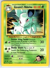 Giovanni's Nidorina 44/132 Uncommon Gym Challenge Pokemon Unlimited Near Mint