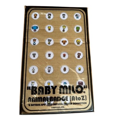 A Bathing Ape Baby Milo Animal Can Badge A bis Z 2005 AW Collection