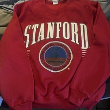 90s Stanford Cardinals - Vintage University Crewneck Sweatshirt med 