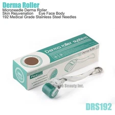 192 Micro Pins Derma Roller Anti Aging Skin Scars Therapy Eye Face Body Roller