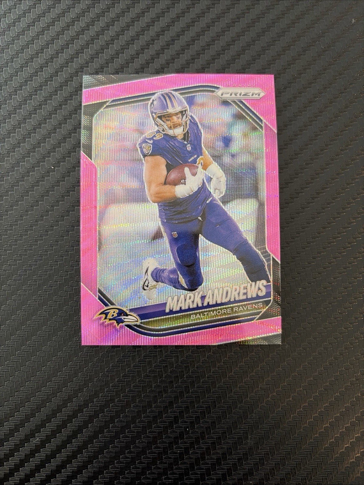 2025 Panini Prizm Football Pink Prizm Mark Andrews #259 Baltimore Ravens