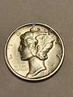 1940 S High Grade Mercury Dime Scarce Blast White