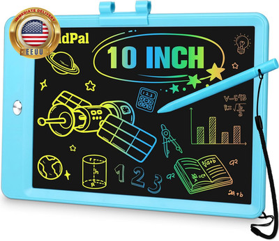 10 Inch Drawing Tablet, LCD Writing Tablet for Kids, Colorful Doodle Board Toddl