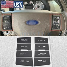 For Ford Focus 2008-2010 Steering Wheel Button Repair Decals Stickers Trim For Ford Focus 2008-2010 Steering Wheel Button Repair Decals Stickers Trim