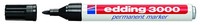Edding 3000 Permanentmarker 1,5-3Mm, Rundspitze Schwarz | Edding 3000 | 2019