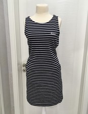 Image of NWT BARBOUR Dalmore blue/white dress UK10