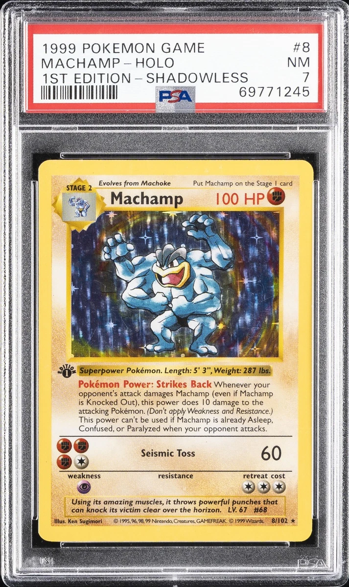 First Edition Pokémon Machamp Individual Cards for sale - eBay