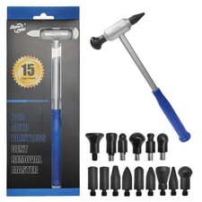 Ytfrl 16pcs Auto Body Hammer Tools Set Paintless Dent Removal Tool With 15...