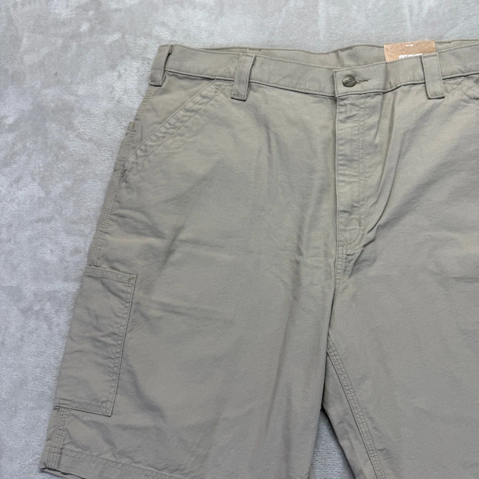 Carhartt Shorts Mens 42 Beige Loose Original Fit Carpenter Workwear 11" Inseam - Image 4 of 4