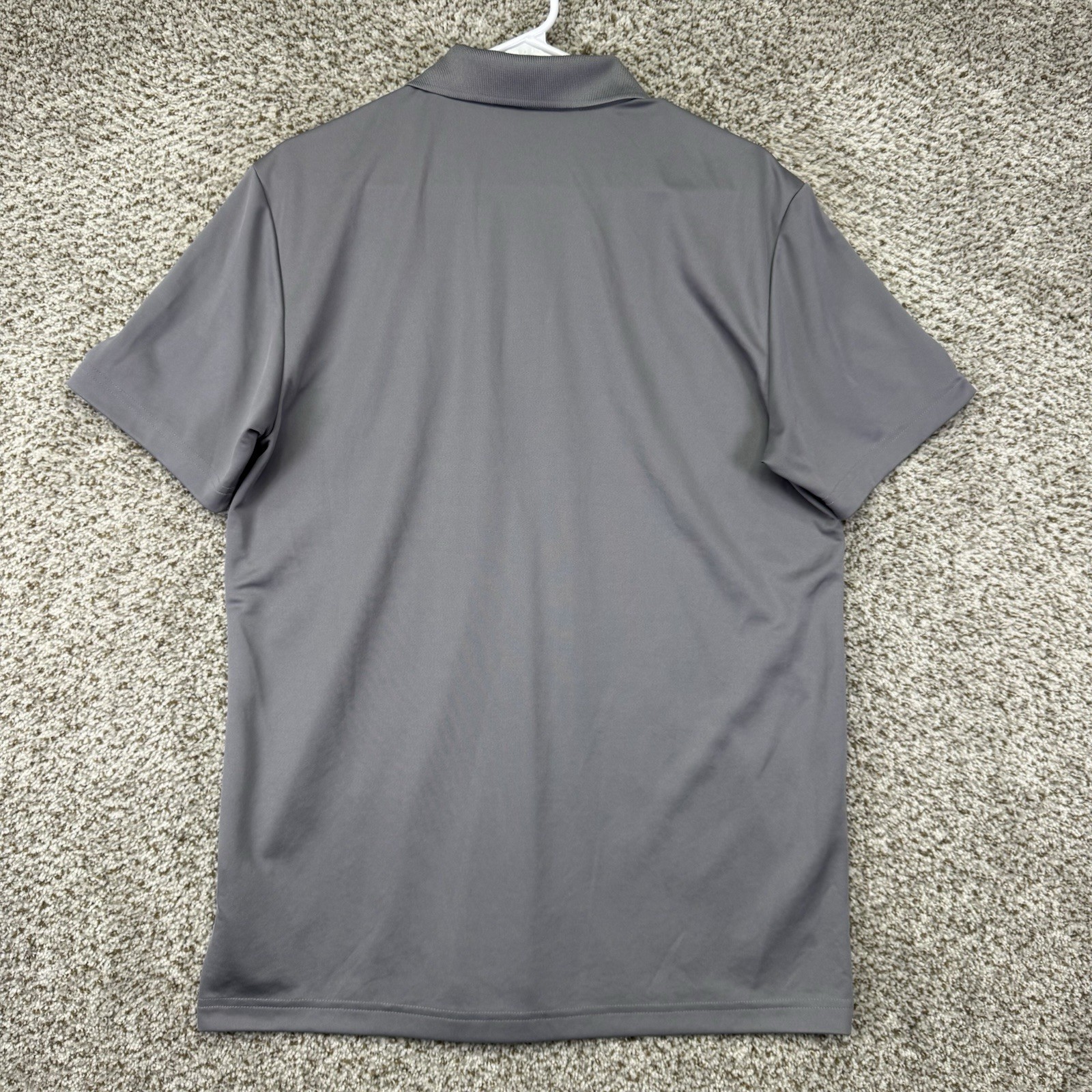 Oakmont Country Club Polo Shirt Men's Medium Gray Adidas Primegreen Golf Stretch thumbnail 12