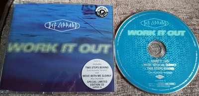 DEF LEPPARD~WORK IT OUT~3 TRACK PRIMO CD SINGLE~FAST POST 