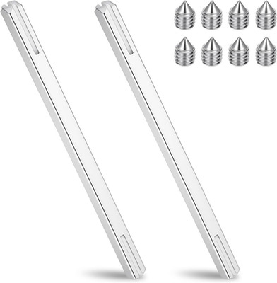 2 Stück Vierkantstift 8mm x150mm Vierkant für Türgriff Spindelstange Drückerstif