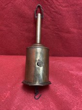 ANTIQUE BRASS ROASTING JACK MEAT SPIT C19TH SALTER CLOCKWORK FIRE PROP PUB