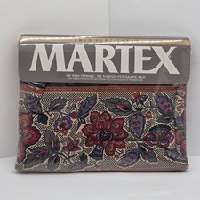 New Martex VTG Mid Century Avignon Twin Flat Sheet 39X75 Mattress Floral Percale