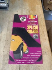 2 Vintage Cal Custom SPLASH GUARDS "REVERSIBLE" #4050 Paintable NOS
