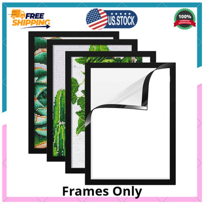 Diamond Painting Frames 12x16in/30x40cm, Magnetic Diamond Art Frame (4 Pack)