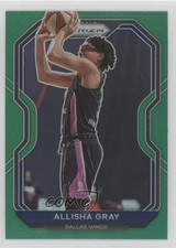2021 Panini Prizm WNBA Green Prizm Allisha Gray #48 07mp