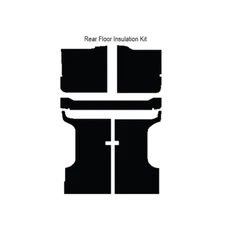 Insulation Sound Deadener Kit for 1980-1996 Ford Bronco Acoustishield Rear Floor