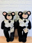 2 VTG CABBAGE PATCH SOFT SCULPTURE XAVIER ROBERTS DEBONAIR BEAR  Signed Numbered