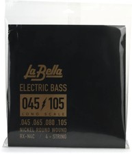 La Bella RX-N4C Rx Nickel Bass Strings - .045-.105 4-string