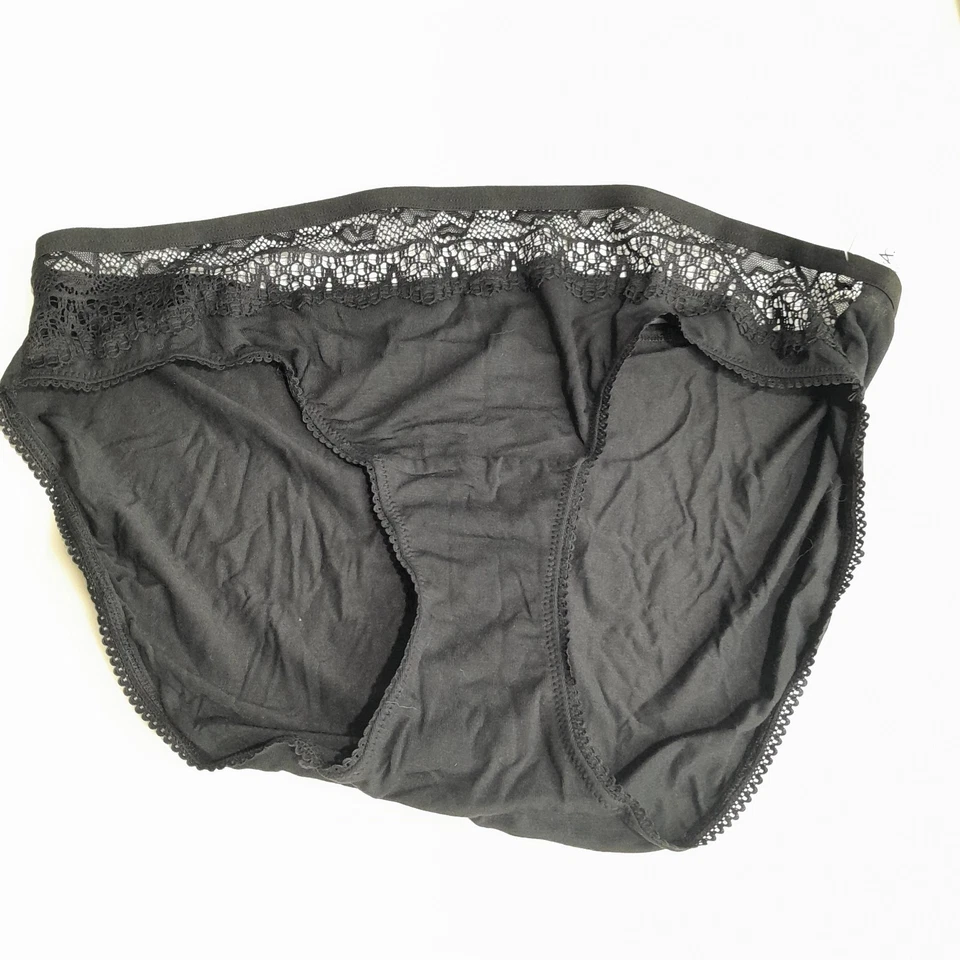 Bragas Soma Intimates para mujer XL negras abrazables encantadoras de encaje hipster Foto 3 de 4