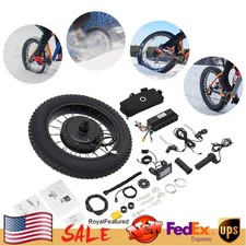 20in Rear Wheel 48V 1500W Electric Bicycle Ebike Conversion Kit Hub Motor LCD