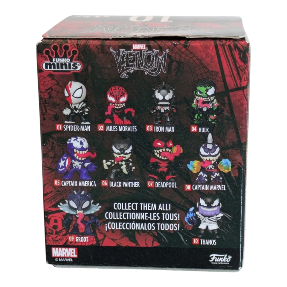 Funko 迷你漫威 #10 毒液 Thanos 乙烯基人偶全新可动人偶 — 第 4/4 张图片