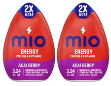 MiO ENERGY Acai Berry Sugar-Free Water Enhancer 3.24 fl oz, 2 Pack
