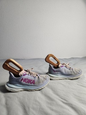 Hoka One One Mach 5 Shoes Womens Size 7B Purple Blue Sneakers 1127894 BLSSN