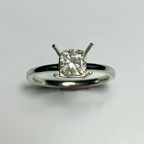 Gold Diamond Solitaire Fine Rings