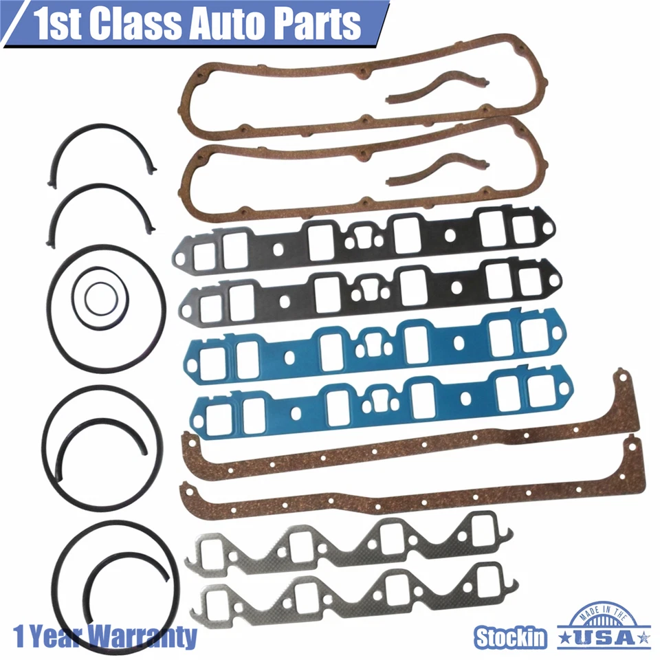 Full Complete Gasket Set For Chevy C30 K20 For GMC P1500 K3500 C15 454 427 V8 - Image 2 of 4