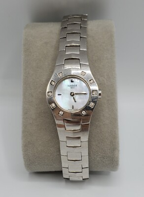 TISSOT 1853 L521 Mother Of Pearl Diamond Swiss Made Women display picture 1