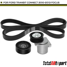 3x Serpentine Belt Drive Component Kit for Ford Focus 2007-2011 Transit Connect